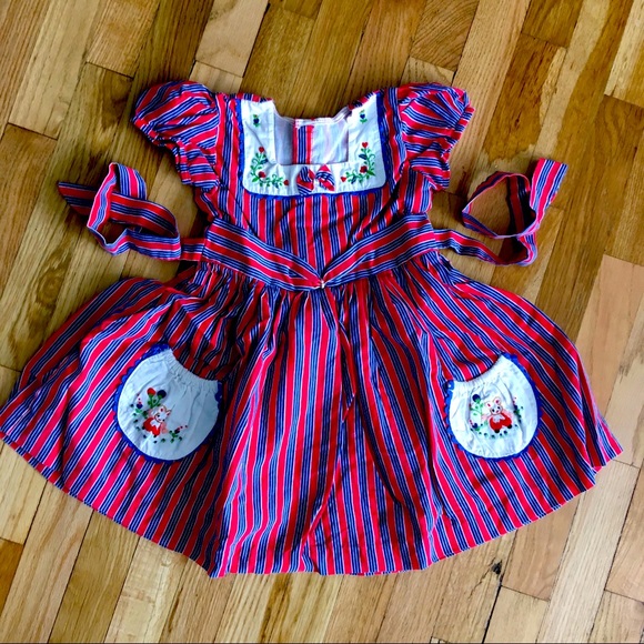 Vintage Embroidered Dress - Picture 2 of 9